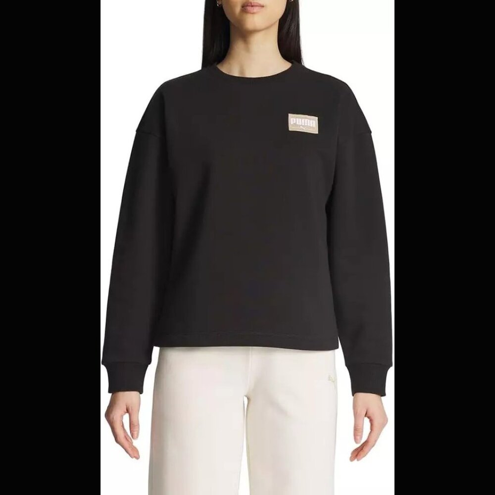PUMA Women's Fleece Crewneck Sweatshirt